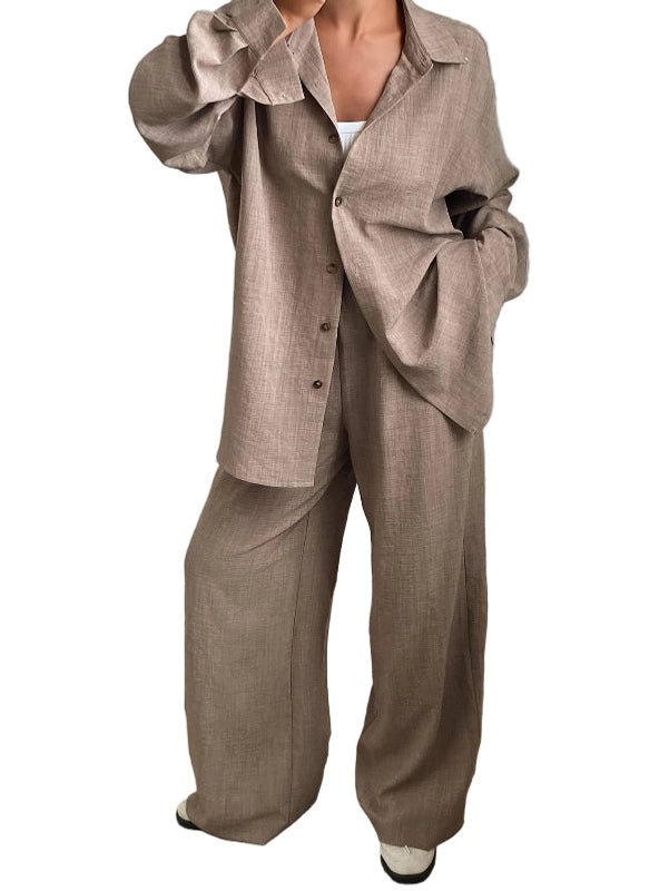 Ensemble Deux Pièces en Denim imité - Boutique ÉclatsChic