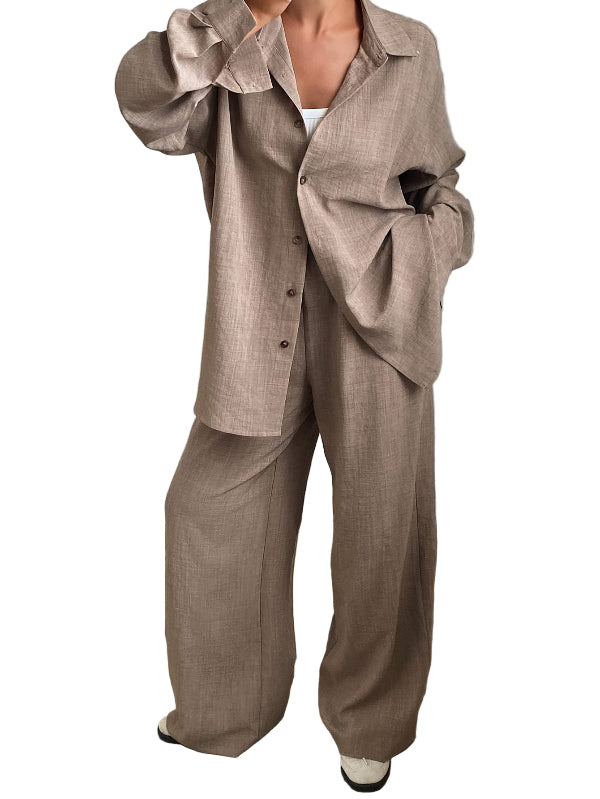 Ensemble Deux Pièces en Denim imité - Boutique ÉclatsChic