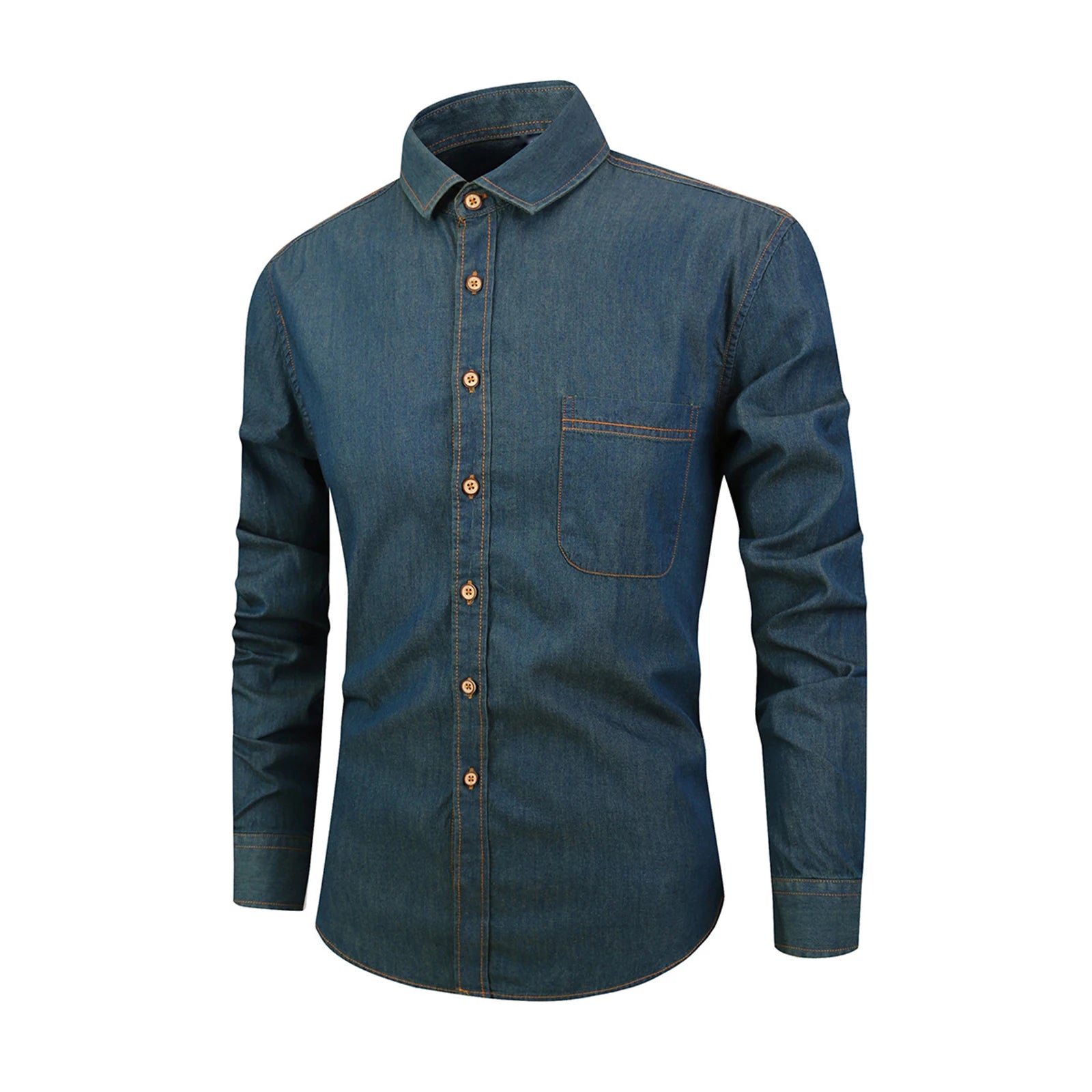Chemise en jean manches longues - Boutique ÉclatsChic
