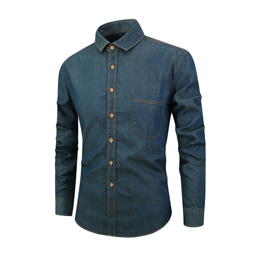 Chemise en jean manches longues - Boutique ÉclatsChic