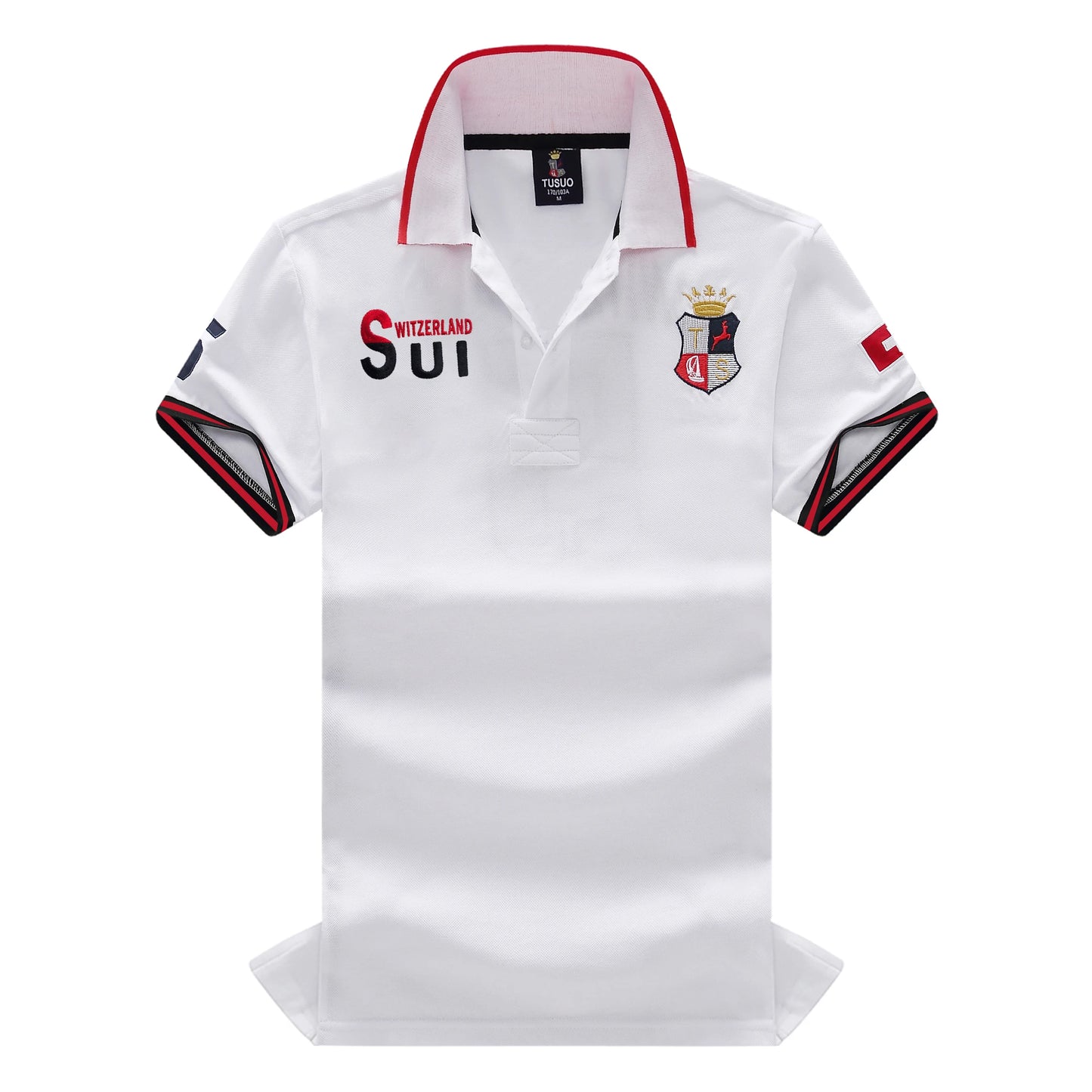 Polo de foot classique suisse 100 % coton - Boutique ÉclatsChic