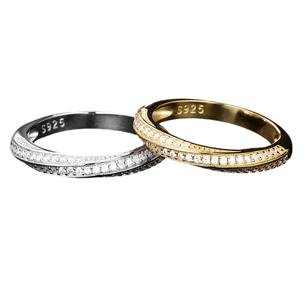 Bague argent sterling 925 Moissanite - Boutique ÉclatsChic