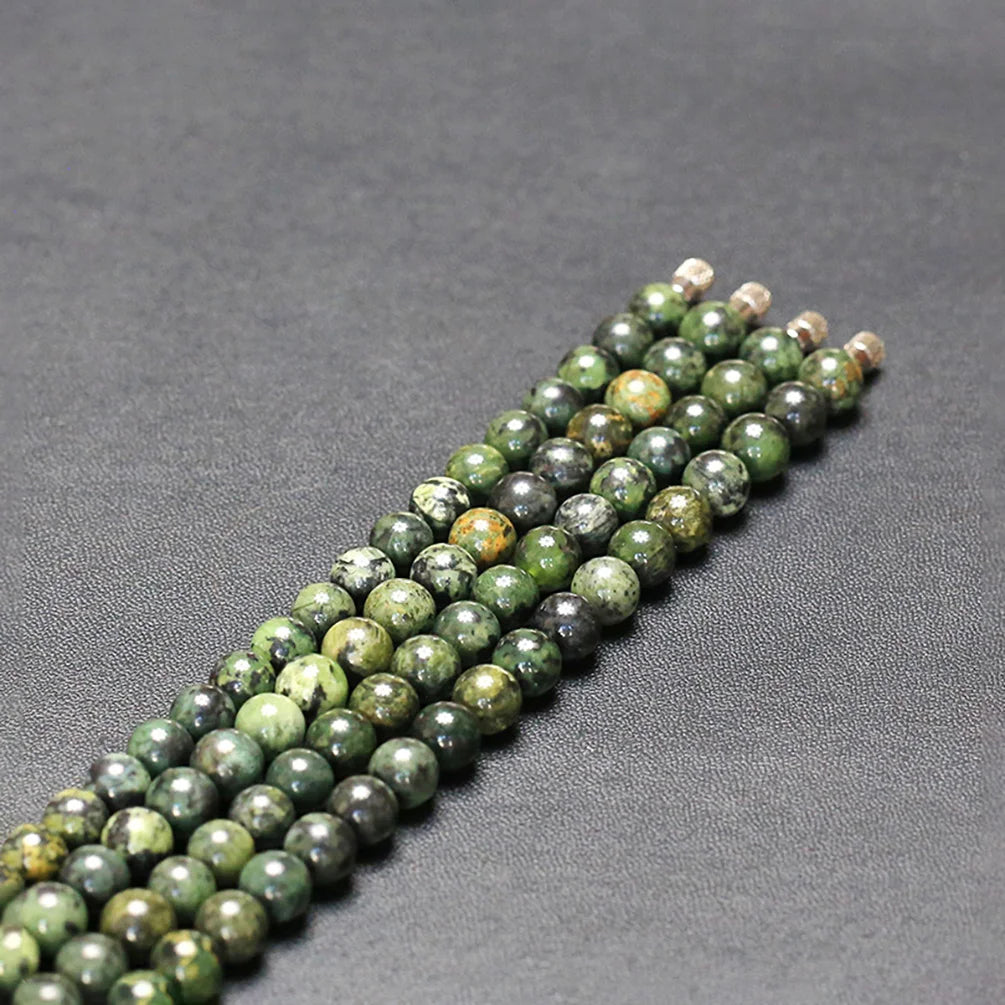 Collier en pierre naturelle de perles en jade King pour femmes - Boutique ÉclatsChic