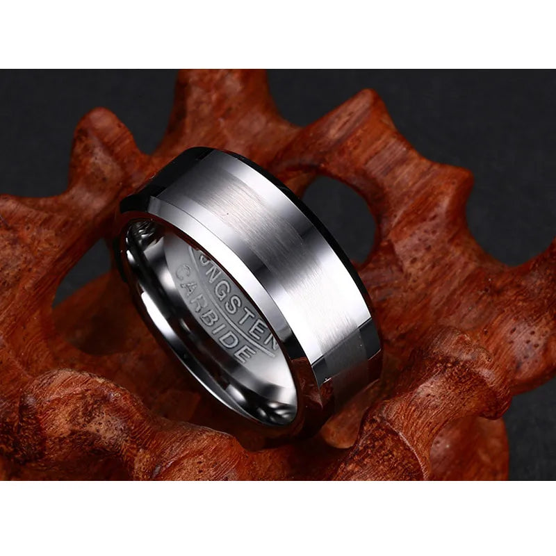Bague en tungstène pour hommes Vnox - Élégance, Durabilité et Style Inégalé - Boutique ÉclatsChic