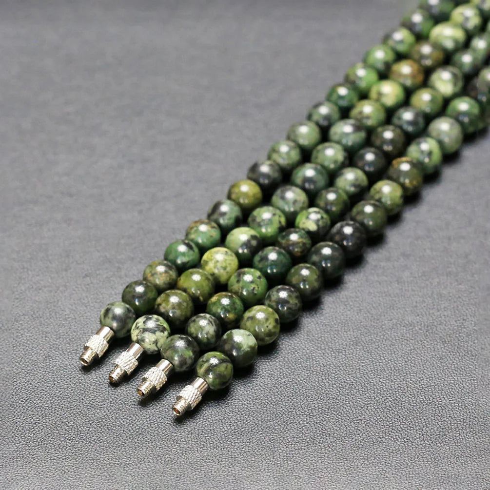 Collier en pierre naturelle de perles en jade King pour femmes - Boutique ÉclatsChic