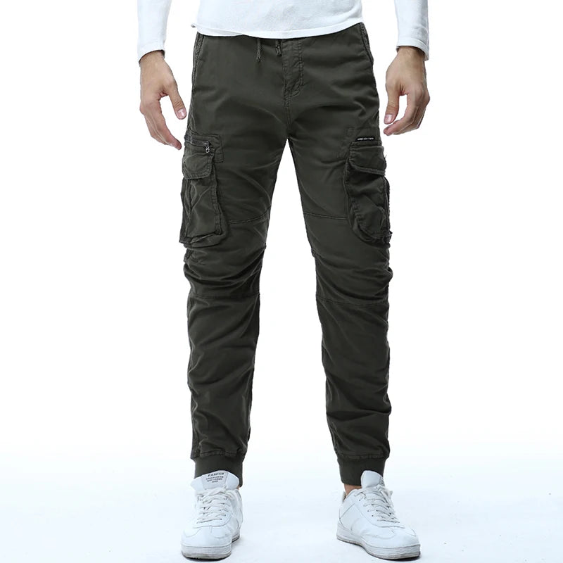 Pantalon cargo camouflage en coton - Boutique ÉclatsChic