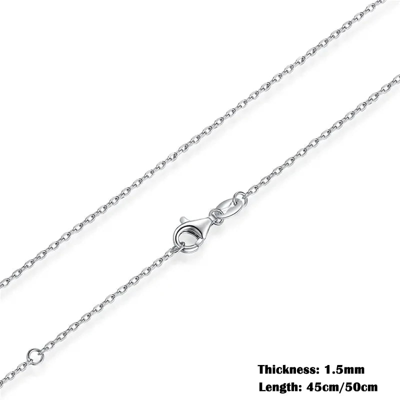 Collier argent sterling 925 BAMOER - Boutique ÉclatsChic