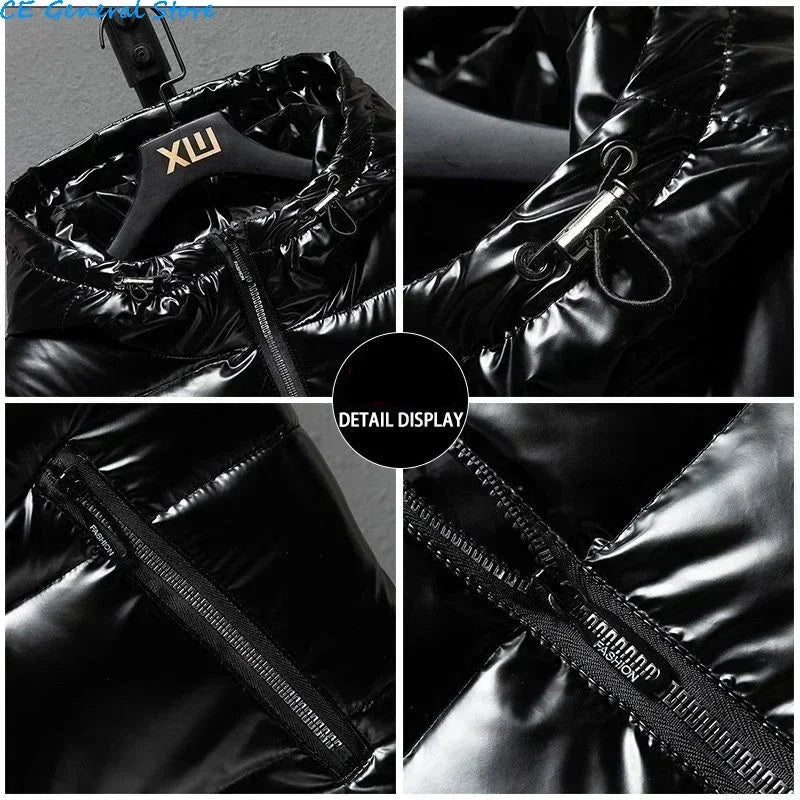 Gilet d'hiver à capuche collection 2025 - Boutique ÉclatsChic