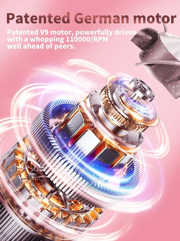 Sèche-cheveux technologie ions négatifs - Boutique ÉclatsChic