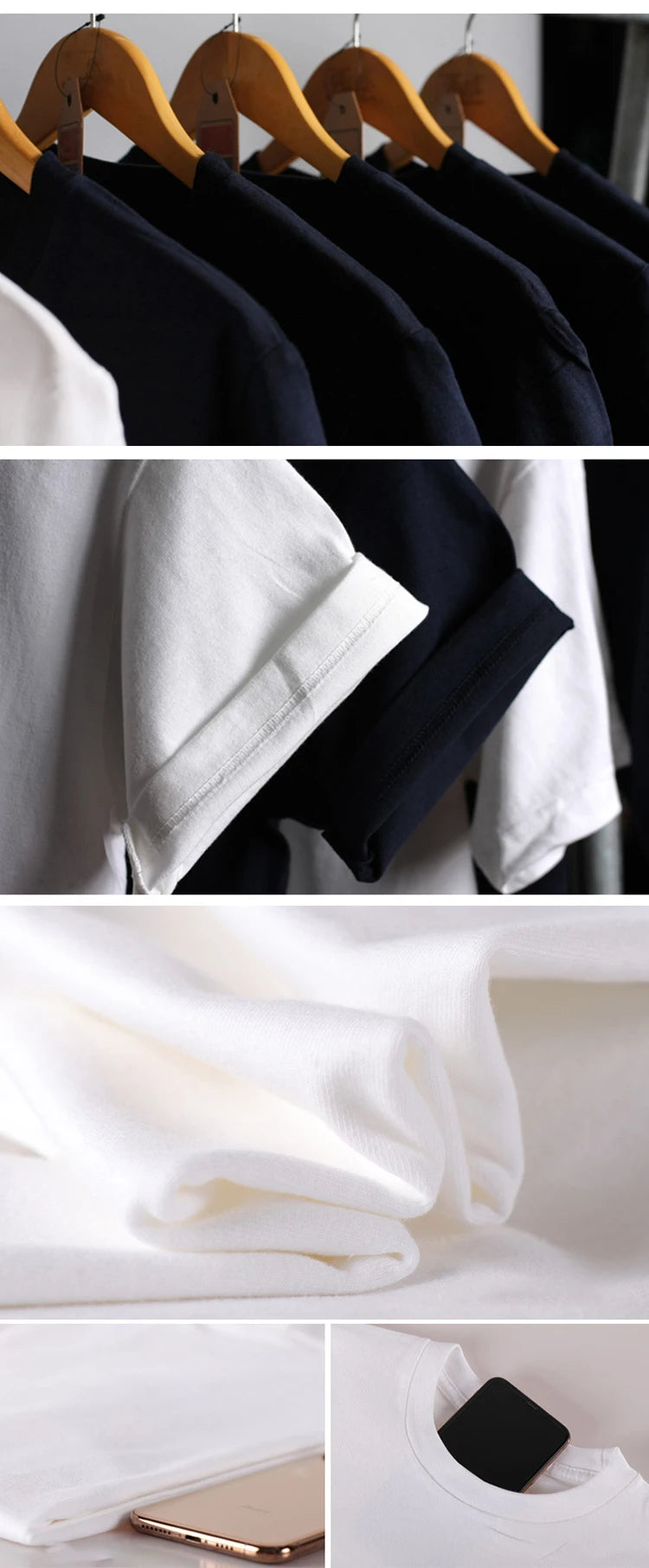 T-shirt en coton manches courtes - Boutique ÉclatsChic