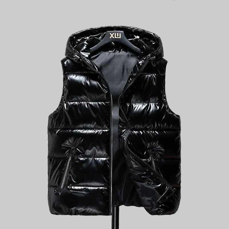 Gilet d'hiver à capuche collection 2025 - Boutique ÉclatsChic