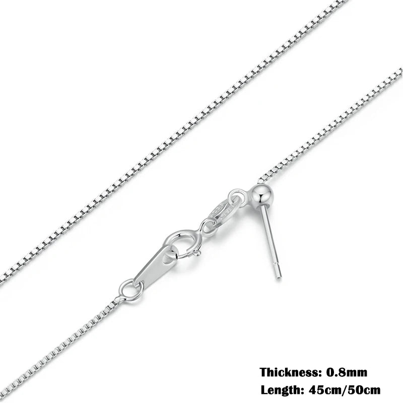 Collier argent sterling 925 BAMOER - Boutique ÉclatsChic