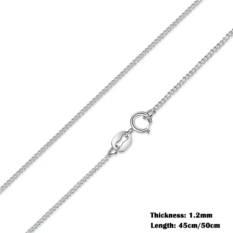 Collier argent sterling 925 BAMOER - Boutique ÉclatsChic