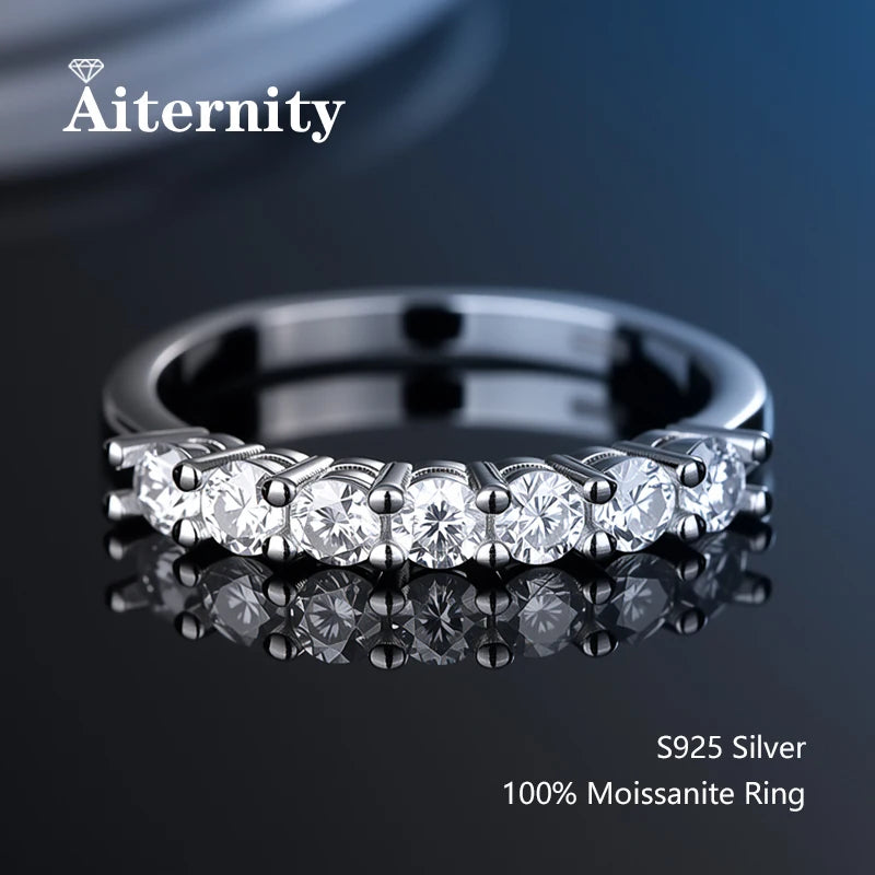 Bague argent sterling 925 Moissanite - Boutique ÉclatsChic