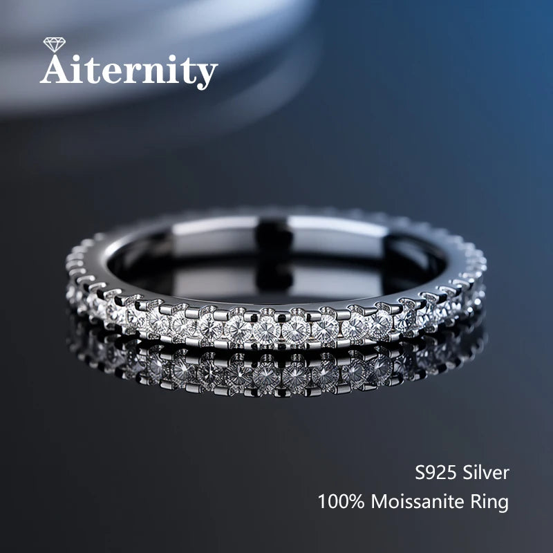 Bague argent sterling 925 Moissanite - Boutique ÉclatsChic