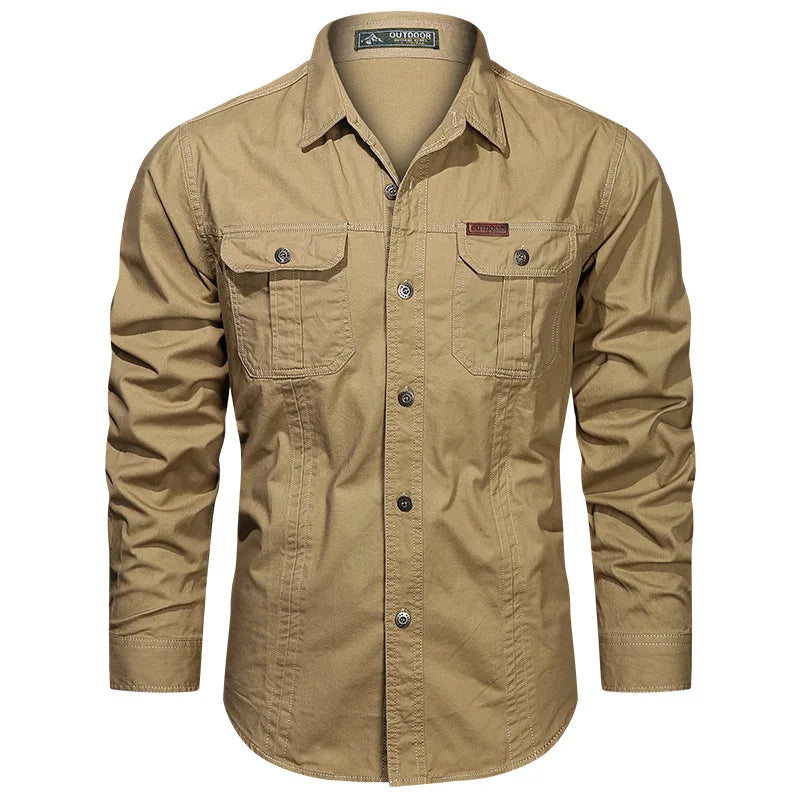 Chemise cargo printemps automne - Boutique ÉclatsChic