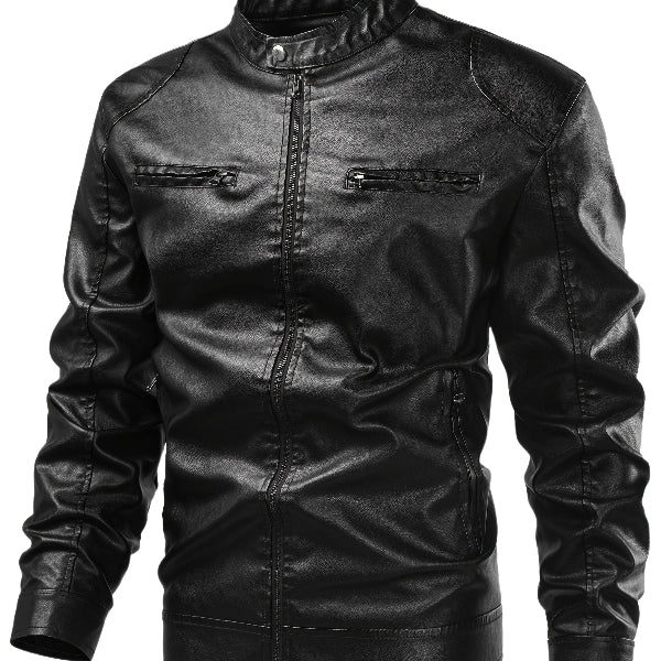 Veste de Moto Homme en Similicuir - Boutique ÉclatsChic