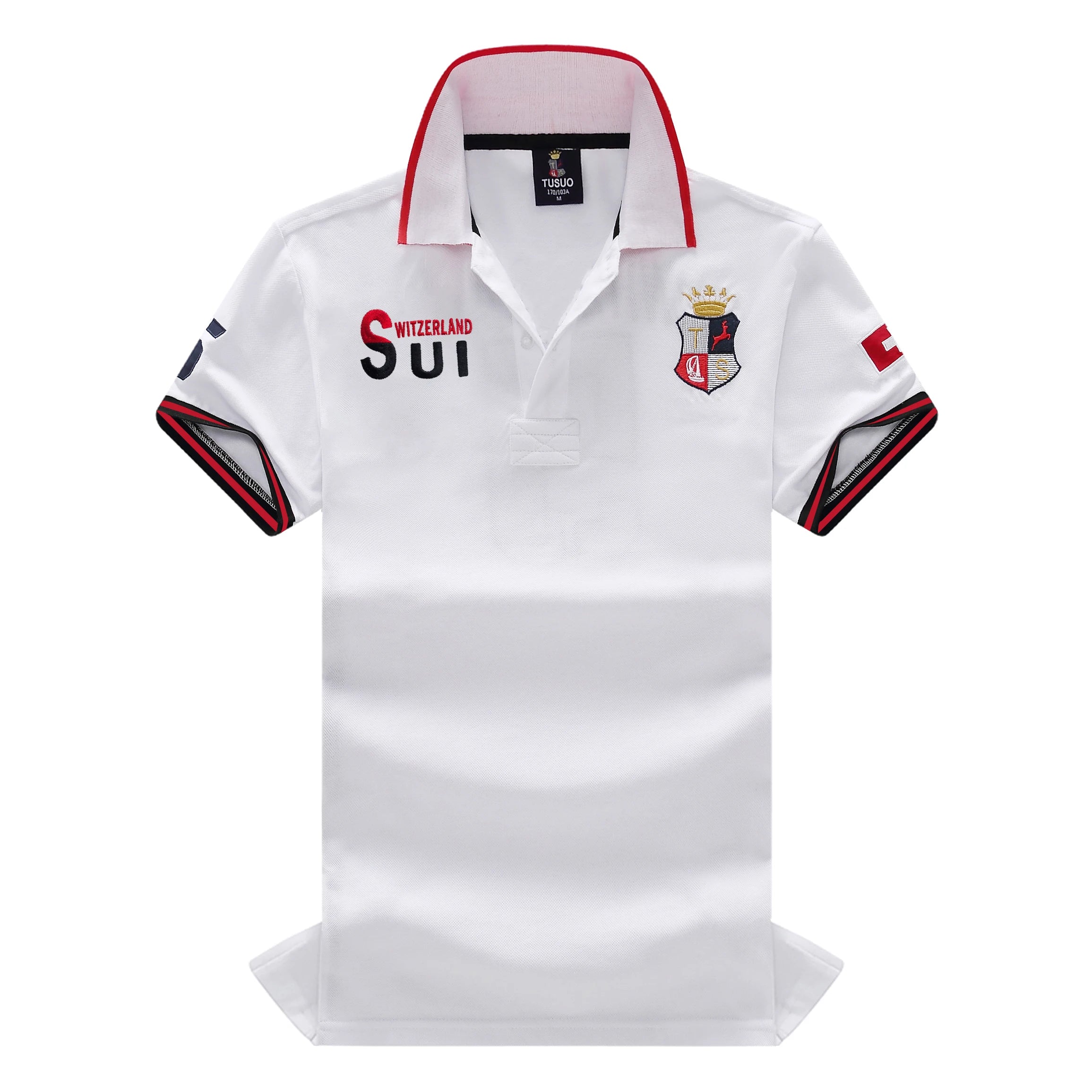 Polo de foot classique suisse 100 % coton - Boutique ÉclatsChic